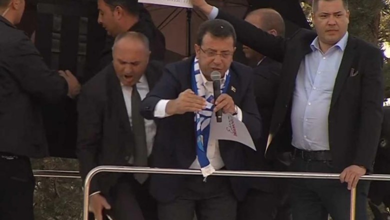 İmamoğlu’na Erzurum’da provokasyon