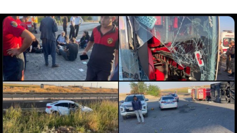 Şanlıurfa-Mardin Karayolu'nda Yolcu Otobüsü ile Otomobil Çarpıştı: 2 Kişi Yaşamını Yitirdi, 25 Kişi Yaralandı