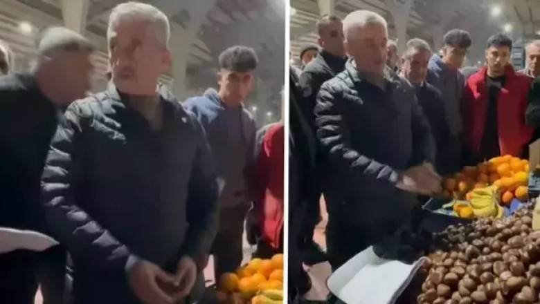 Şahinbey Belediye Başkanı Tahmazoğlu'ndan pazar denetimi