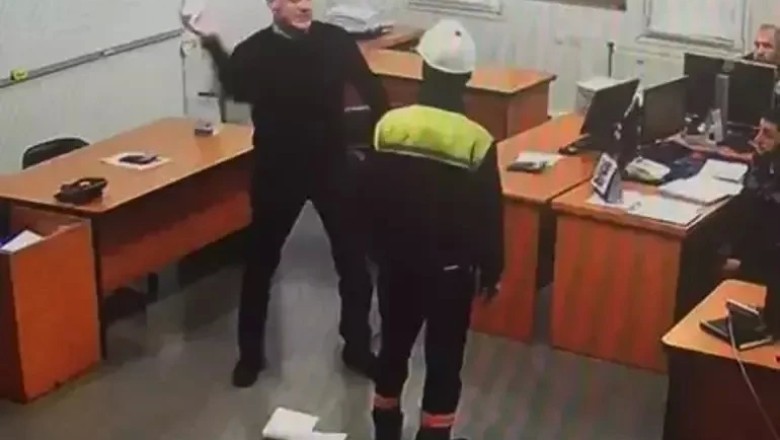 Kocaeli’de patronun işçisine şiddeti kamerada