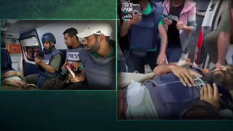 İsrail Saldırısında TRT Arapça Ekibi Hedef Alındı, Kameraman Yaralandı